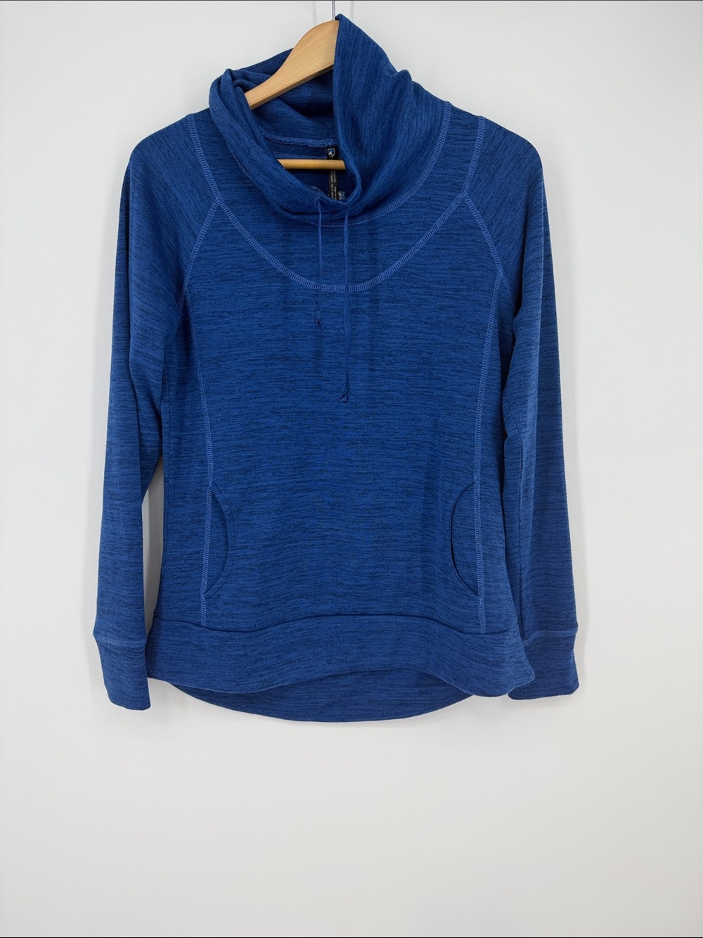 Kuhl Blue Pullover Cowl Neck Sweatshirt Size Large